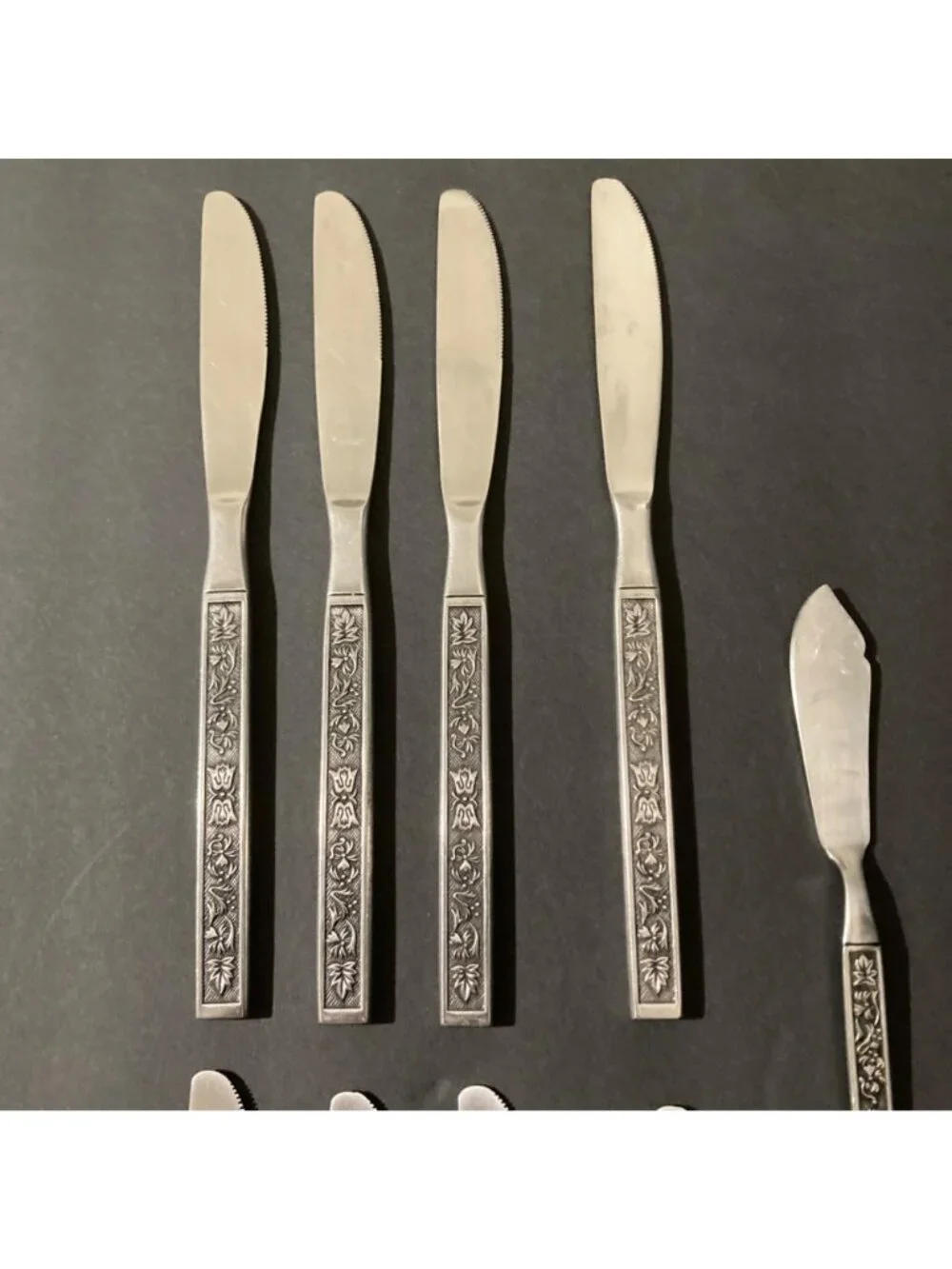 La Costa By Stanley Roberts MCM Knife And Spreader Mid-Century Modern Lot of 9